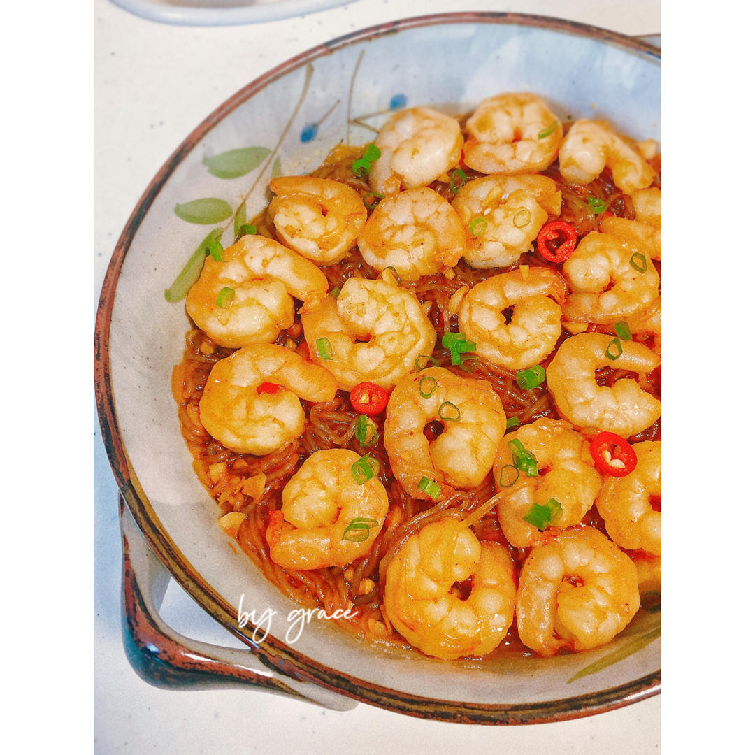 年夜饭就要来一锅｜蒜蓉虾仁粉丝煲