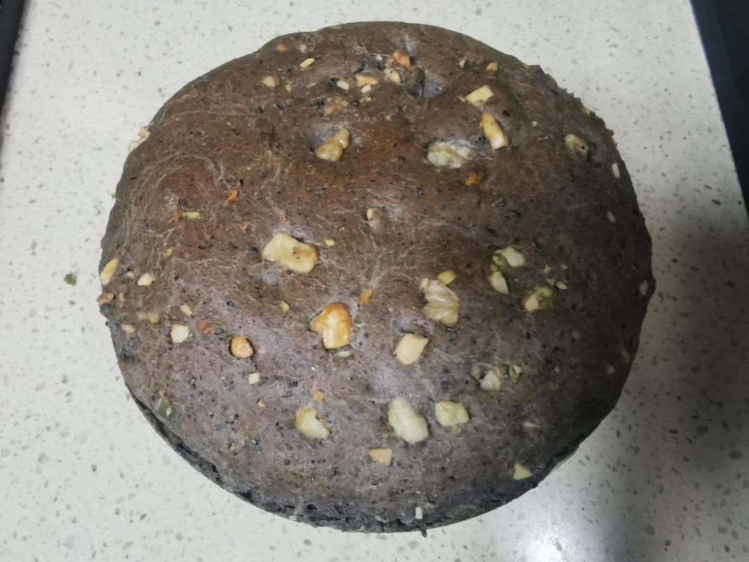 全麦核桃芝麻土司🍞（面包机版）