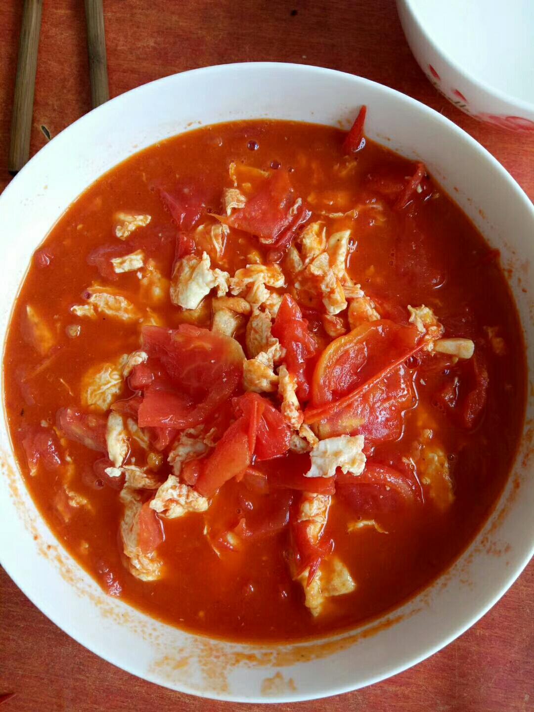 超级下饭的西红柿炒鸡蛋