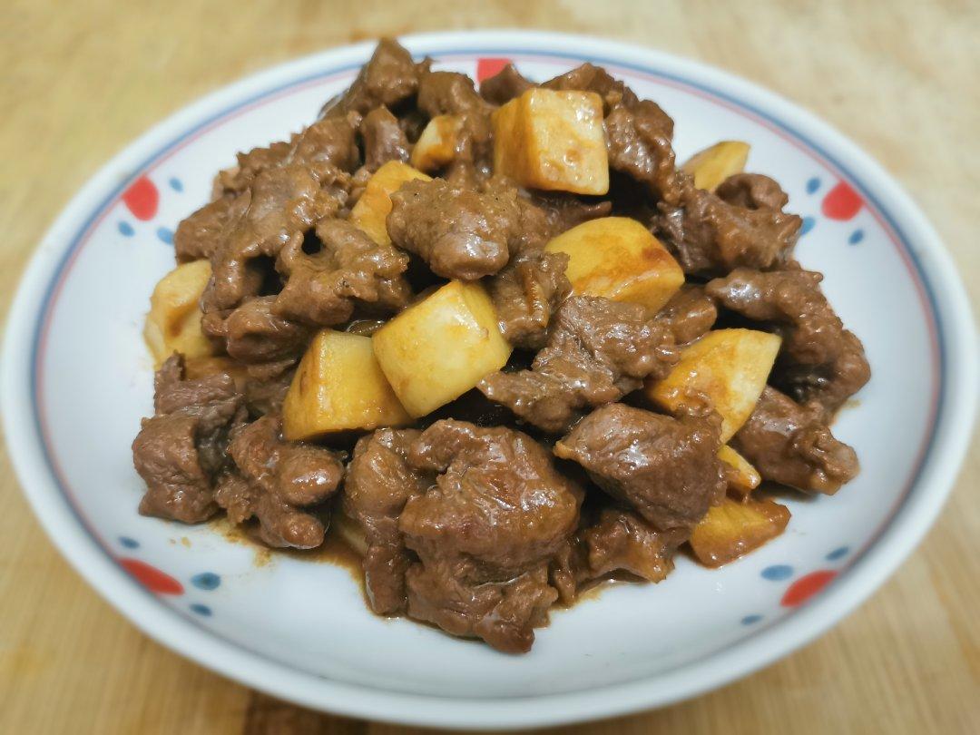 黑胡椒杏鲍菇牛肉粒