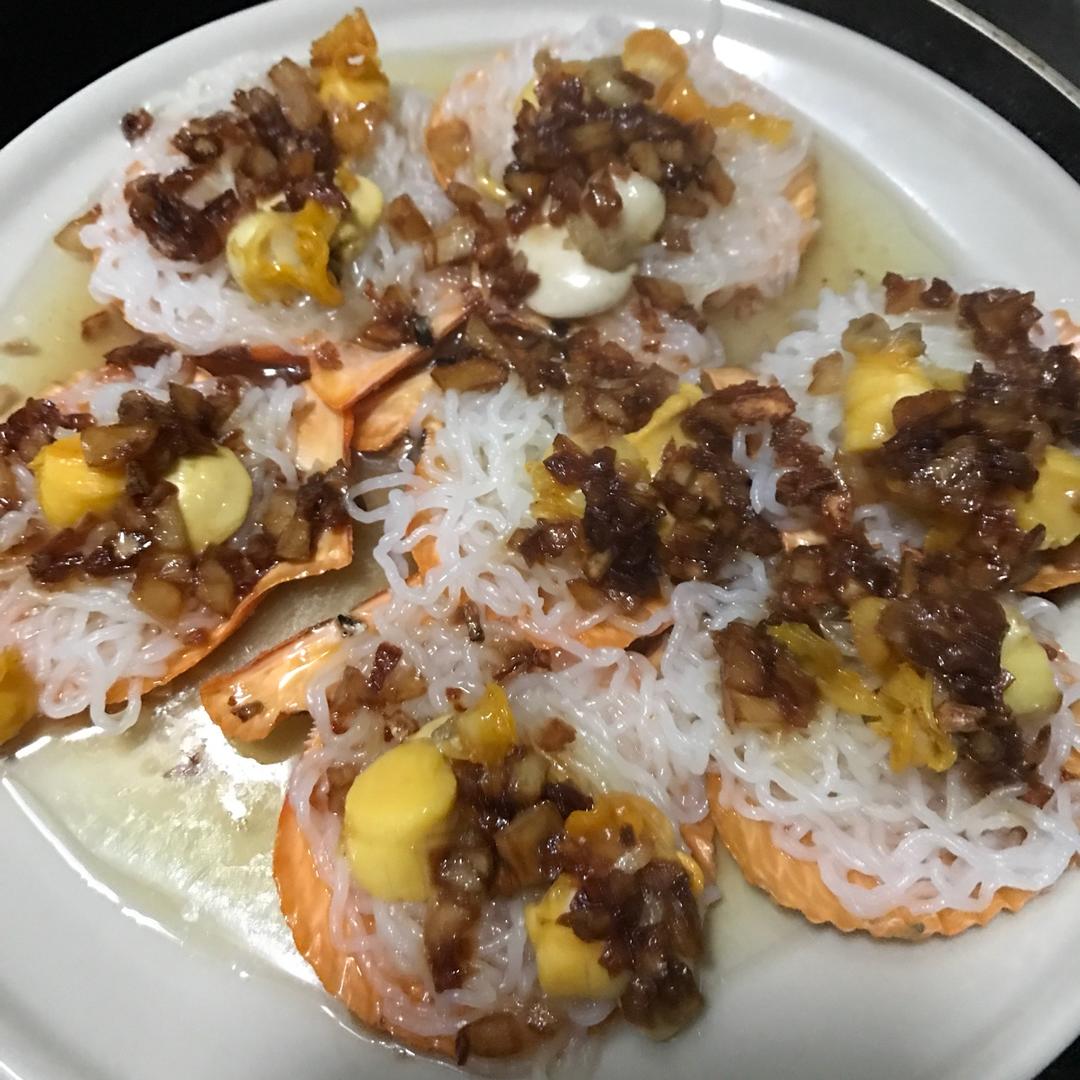 蒜蓉粉丝蒸扇贝