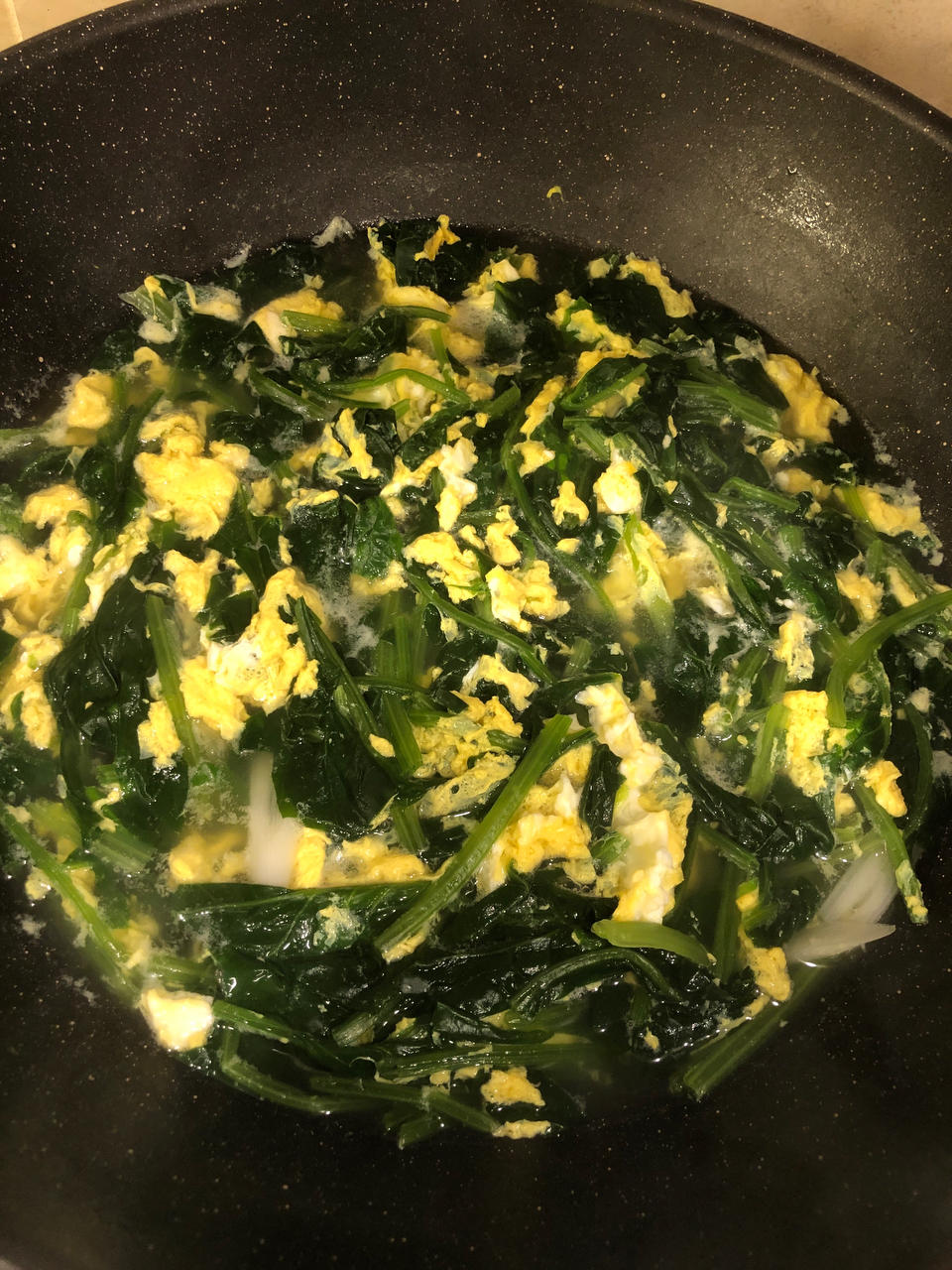 菠菜鸡蛋汤