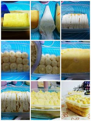 无奶油奶酪版的网红豆乳盒子蛋糕的做法 步骤5