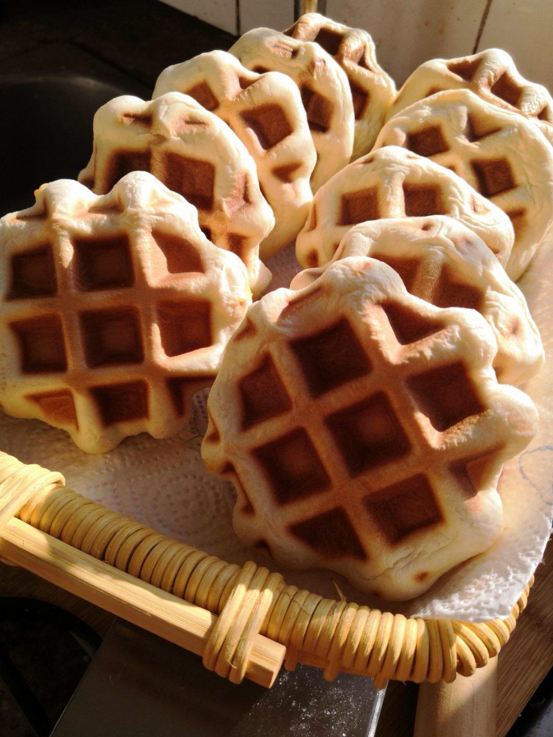 紫薯奶酪华夫饼