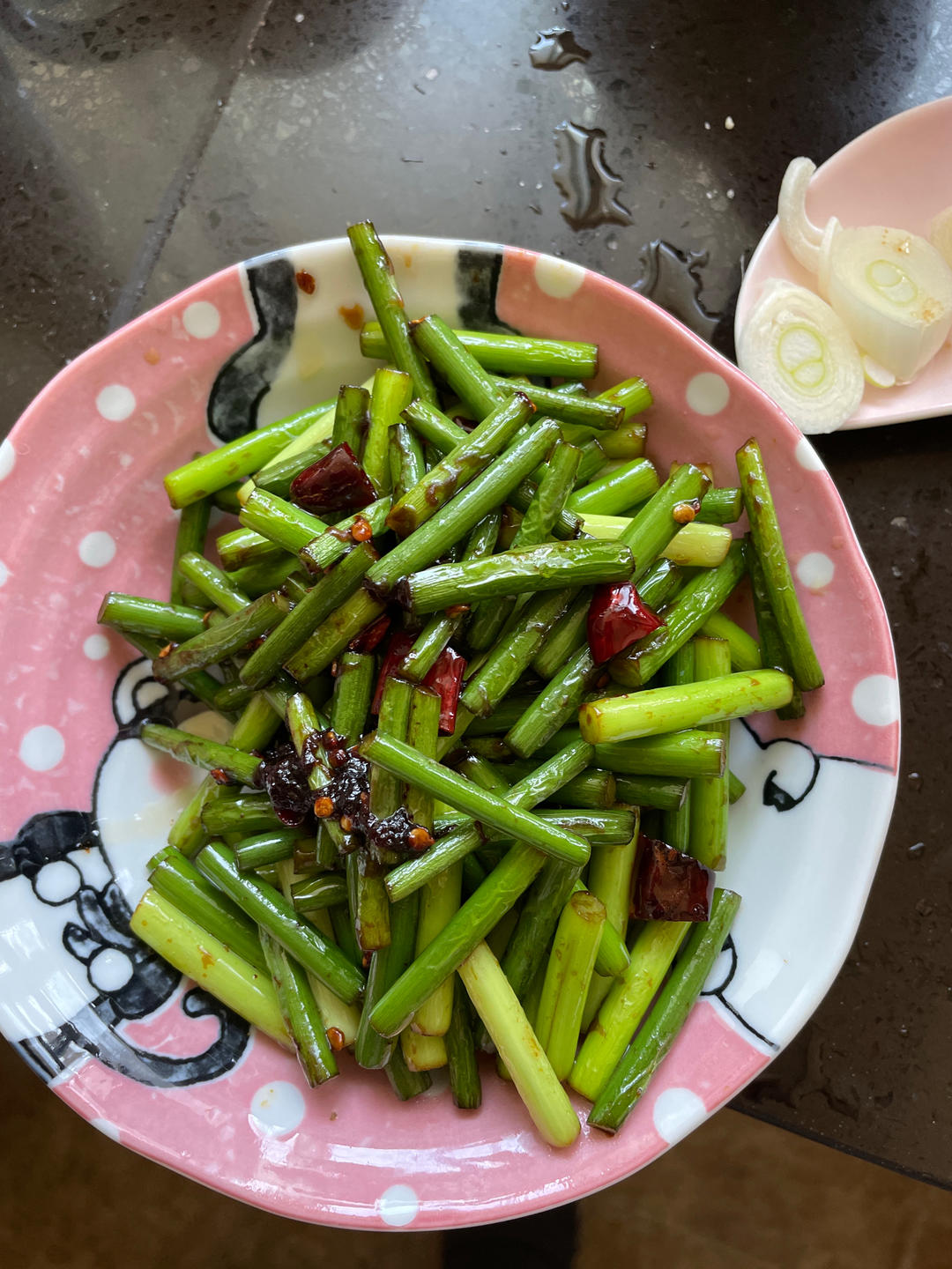 素炒蒜苗