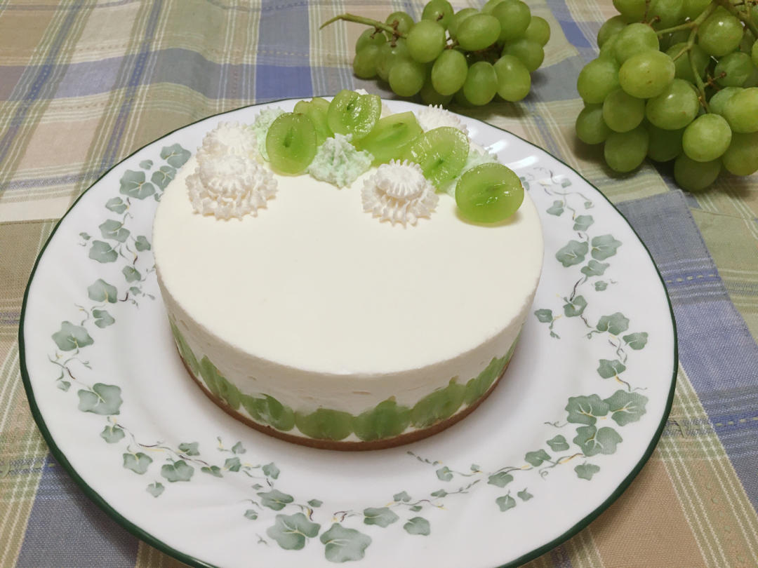搬运【青提酸奶慕斯蛋糕】—cooking tree