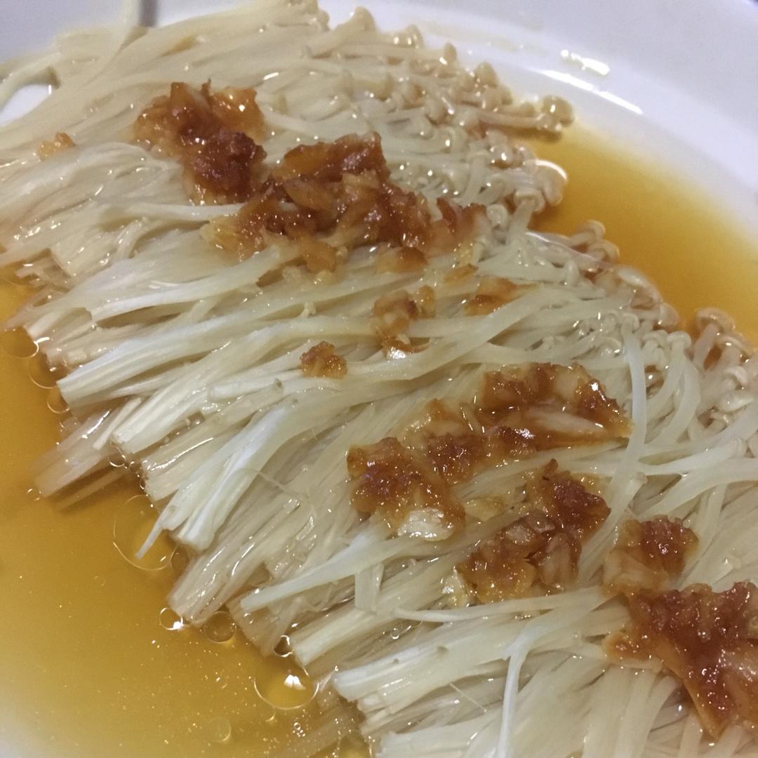 蒜蓉蒸金针菇