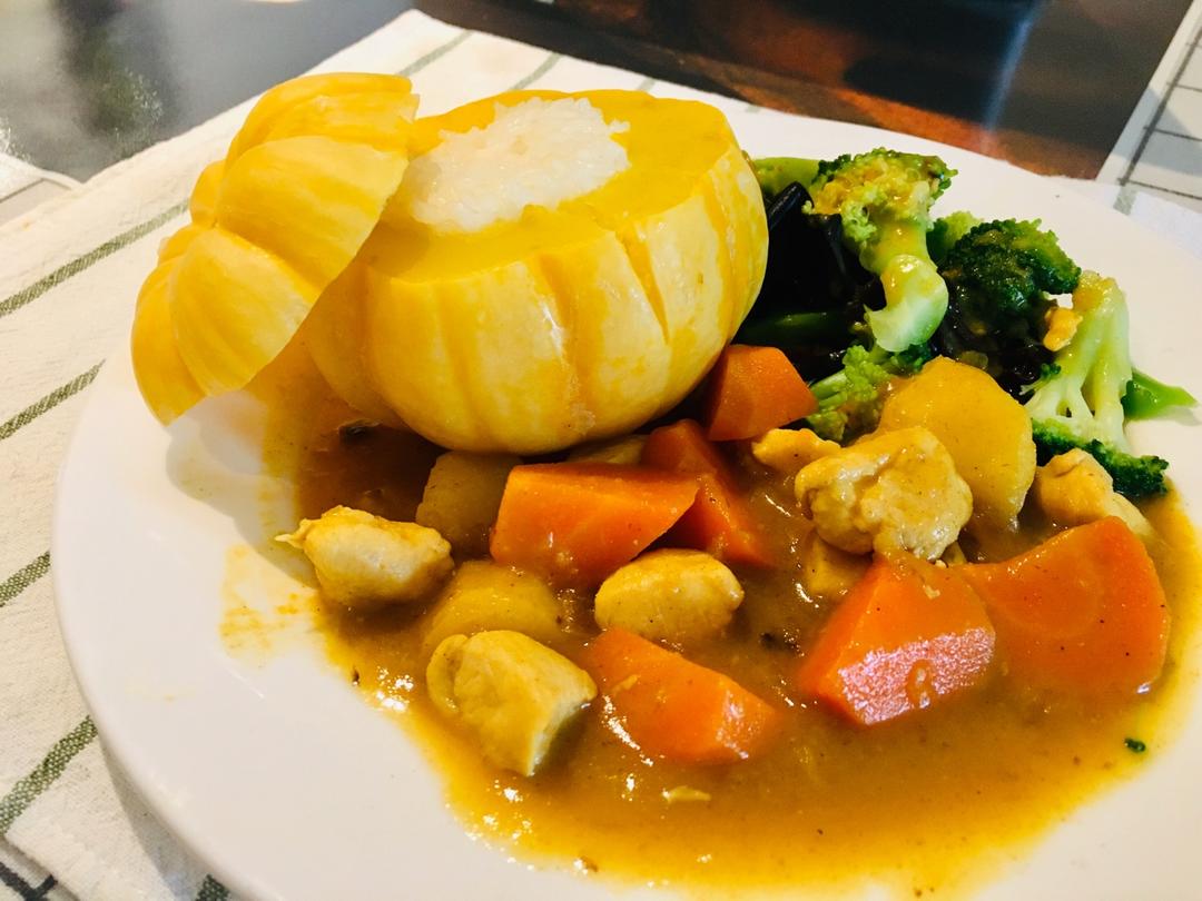 “一个南瓜”咖喱饭【曼食慢语】