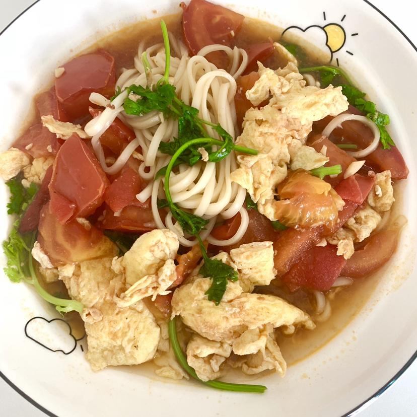超级入味好吃的番茄鸡蛋面