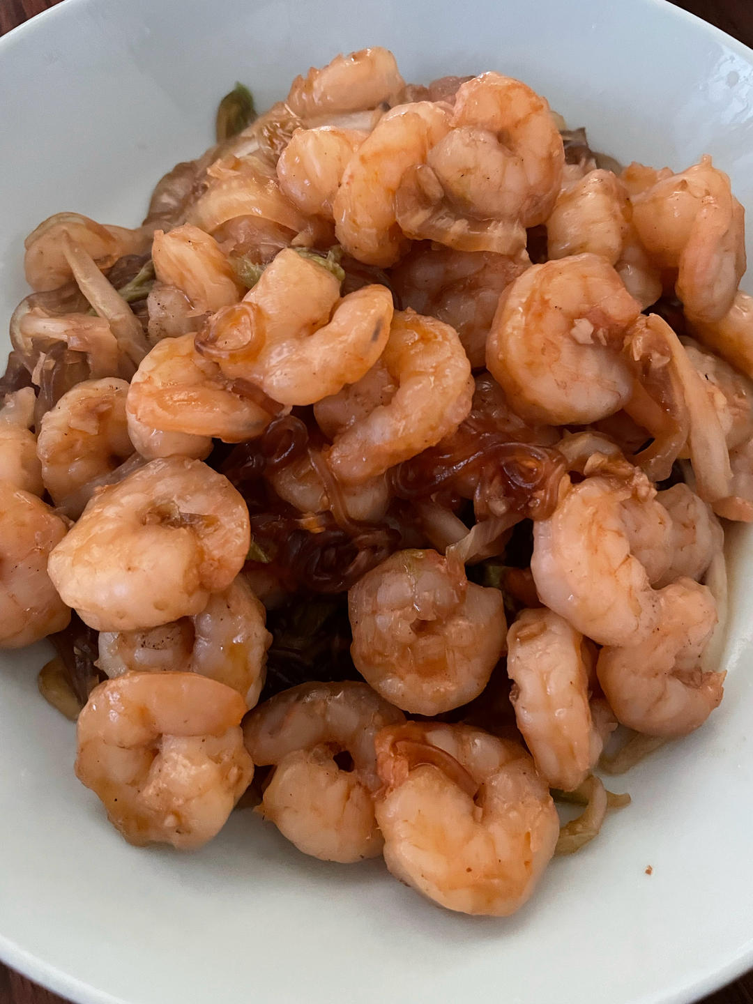 10分钟快手菜｜虾仁炒粉丝，鲜香不腻！粉丝不黏不坨有㊙️诀