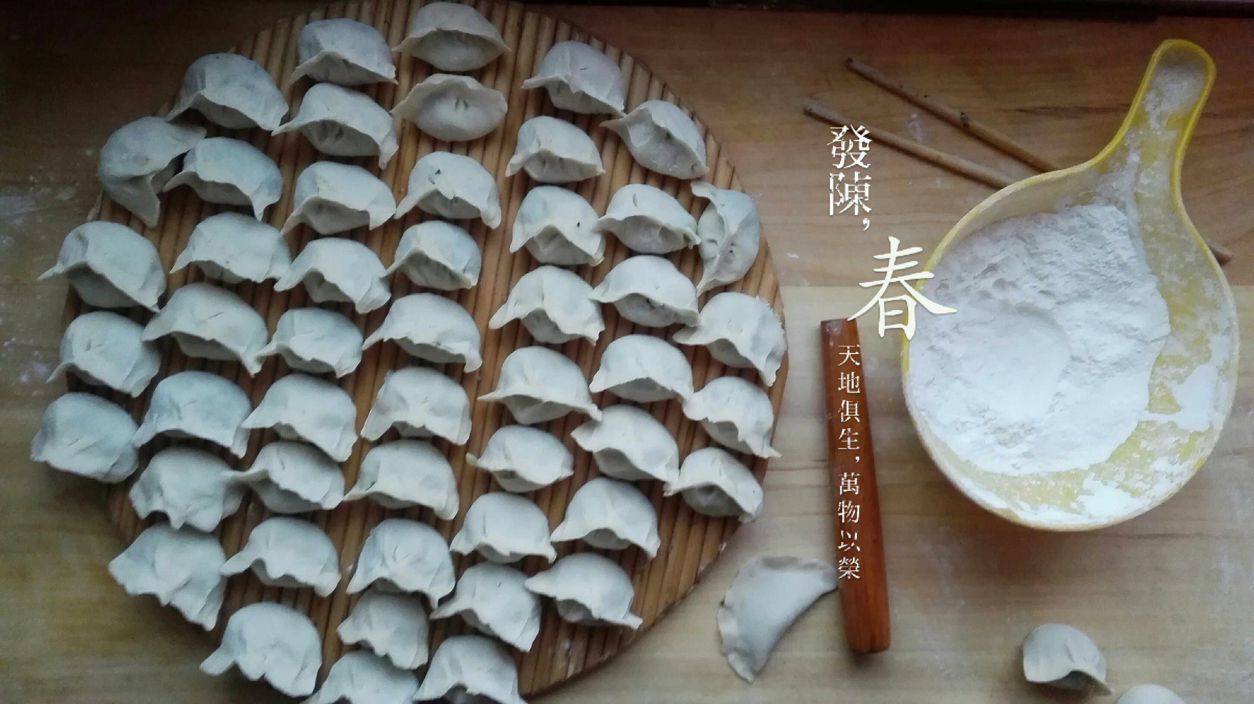 春韭荠菜鲜肉饺子的做法