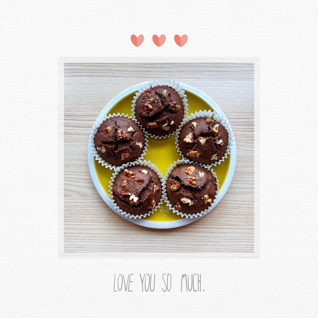 超快手超好吃的香蕉黑巧玛芬