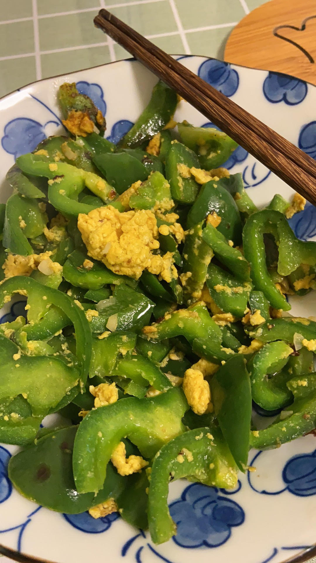 青椒炒蛋