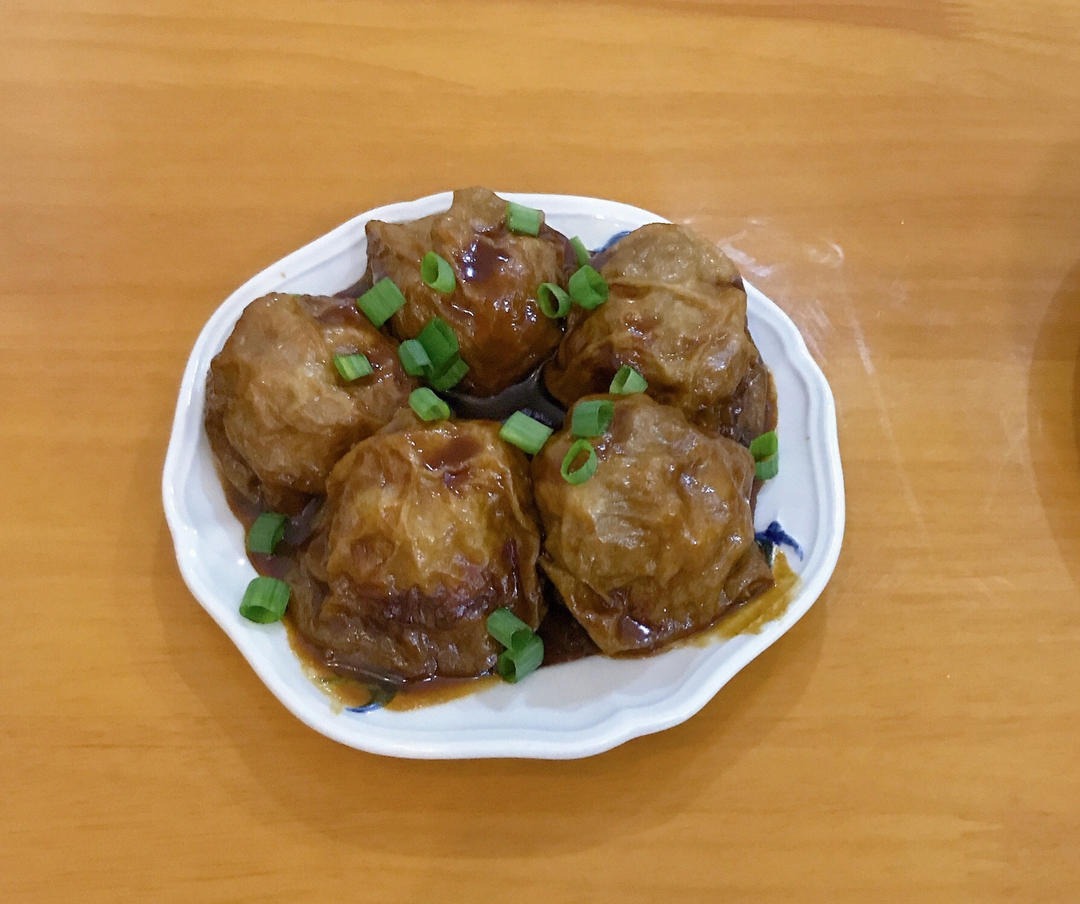 这道菜极其的下饭，你会爱上的——面筋包塞肉