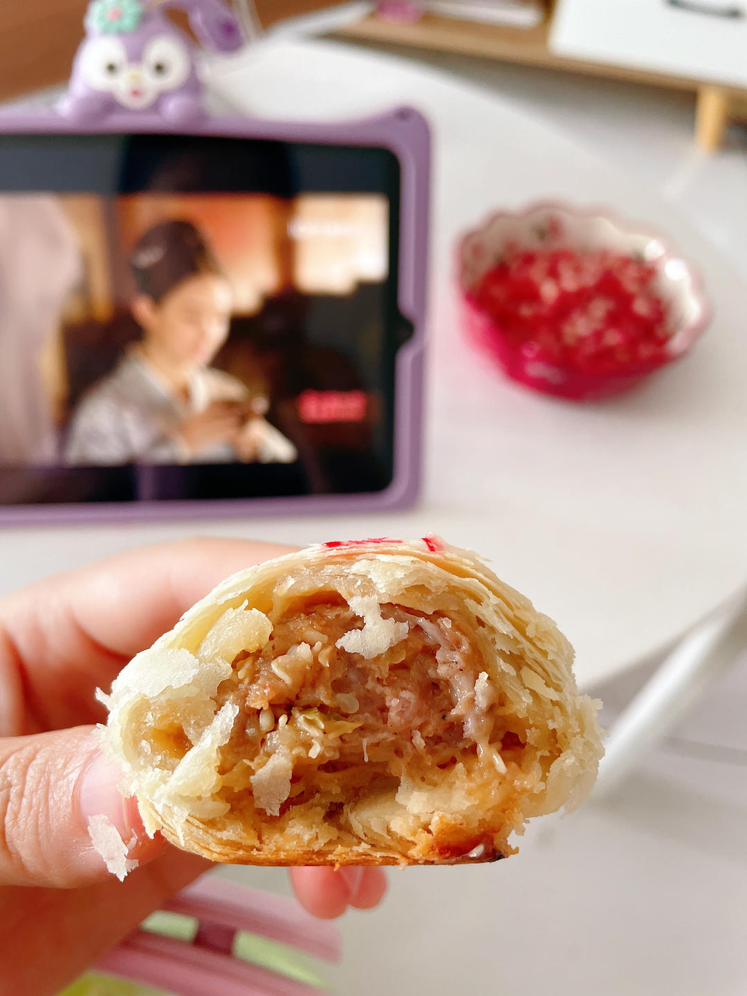 泳式鲜肉榨菜月饼