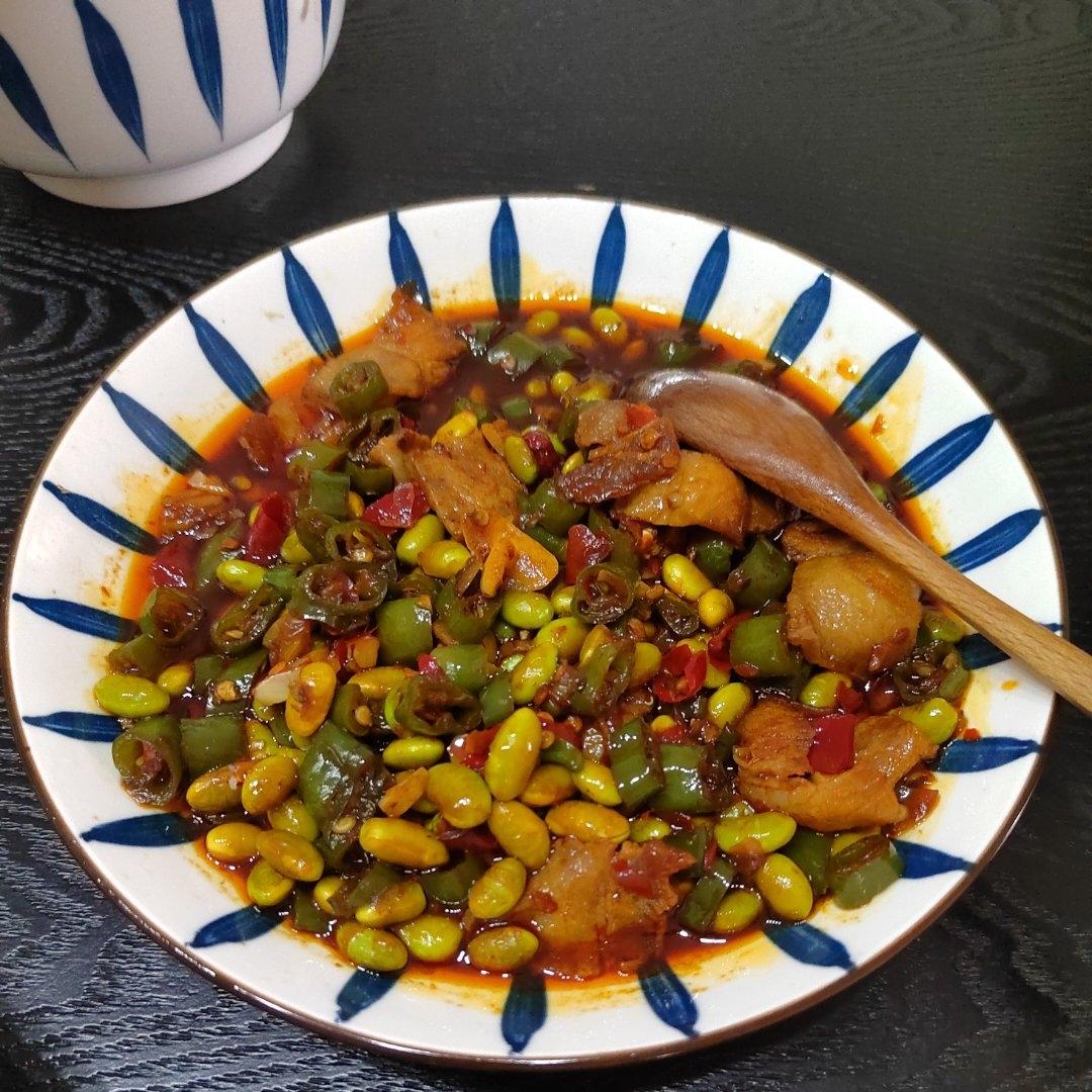 满口香的青豆炒肉