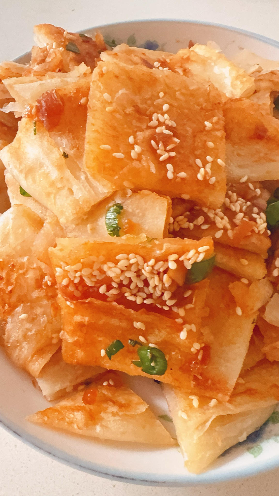 酥的掉渣的酱香饼，老公说都可以开店啦