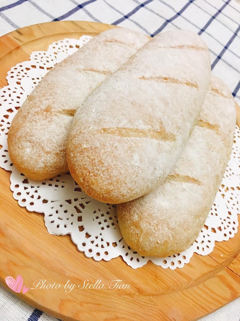 家庭版法棍｜无油无糖又免揉的健康主食