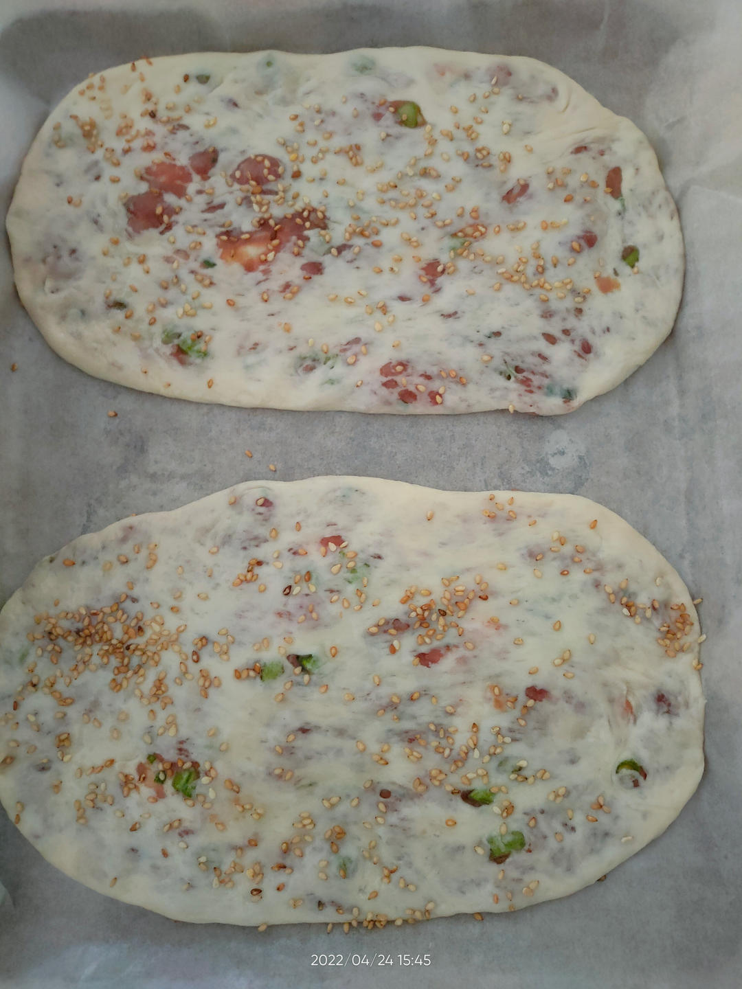 烤箱版鲜肉锅盔