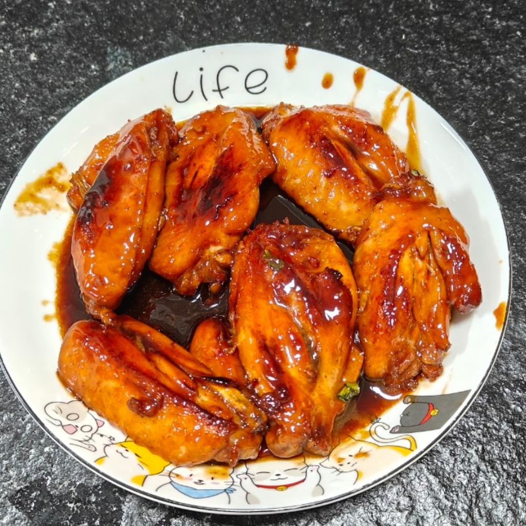 蜜汁鸡翅•不需要蜂蜜的蜜汁鸡翅