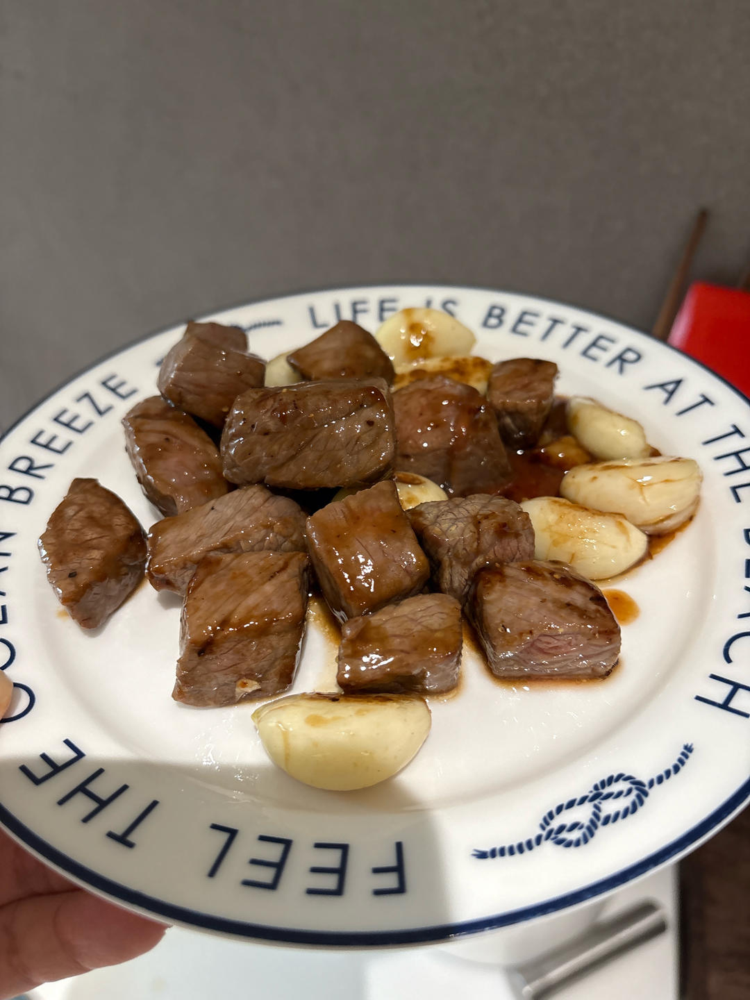 蒜香牛肉粒