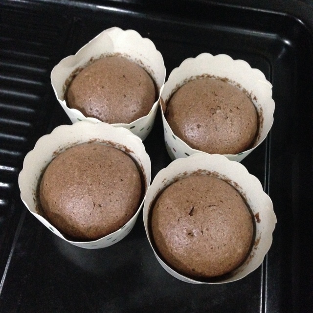 巧克力朗姆酒杯子蛋糕