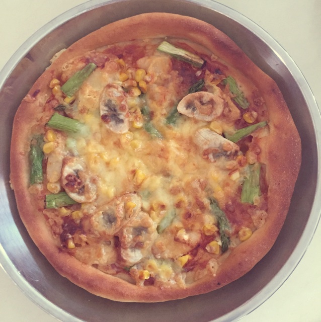 空气炸锅版pizza