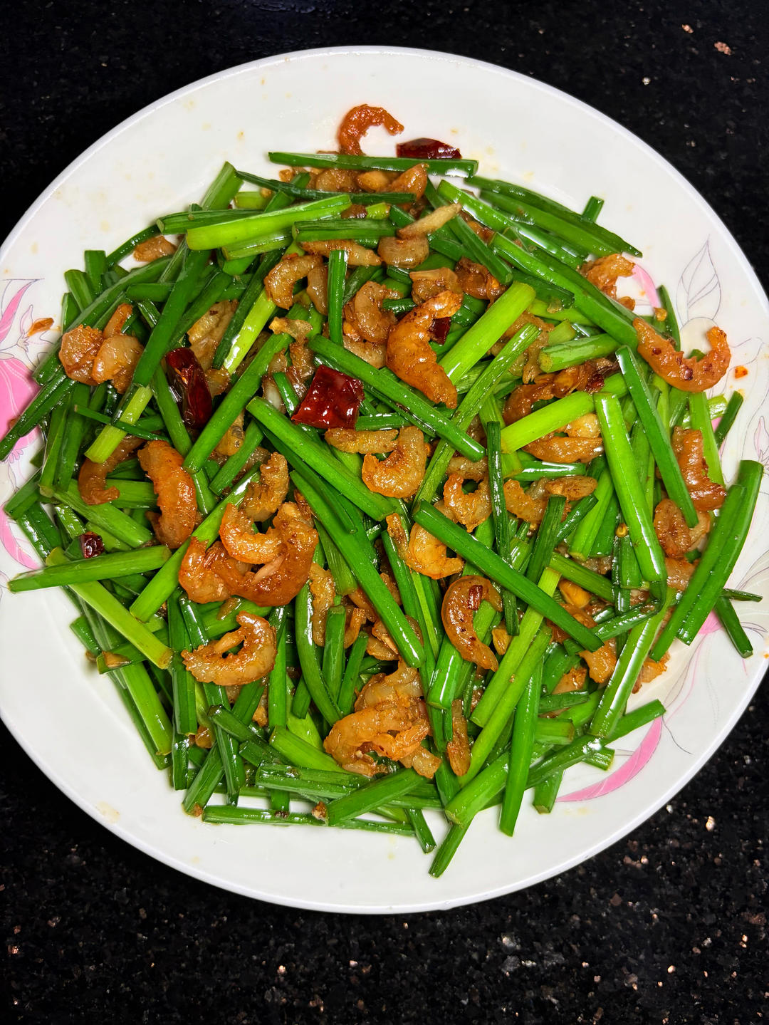 快手家常小炒，韭菜花炒虾米，鲜香补钙又下饭！