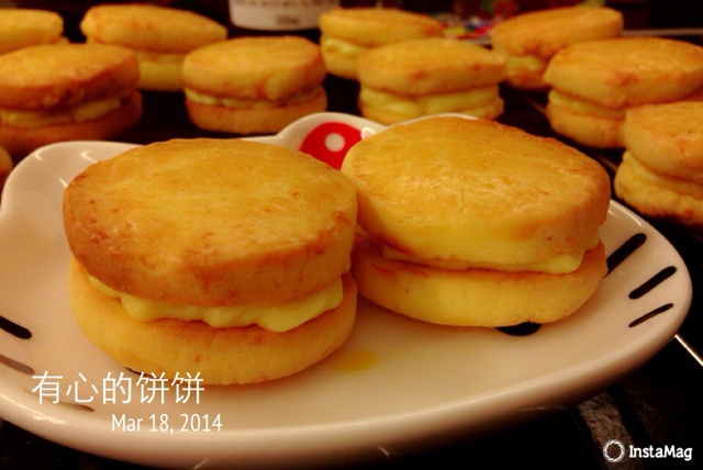 乳酪奶油夹心酥饼
