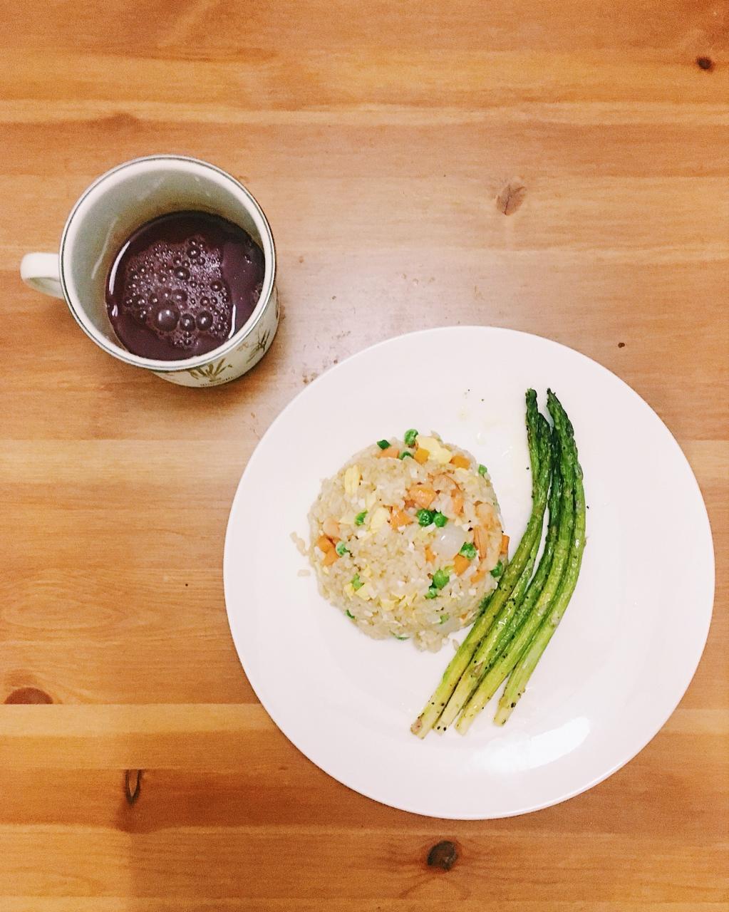咸蛋干贝炒饭