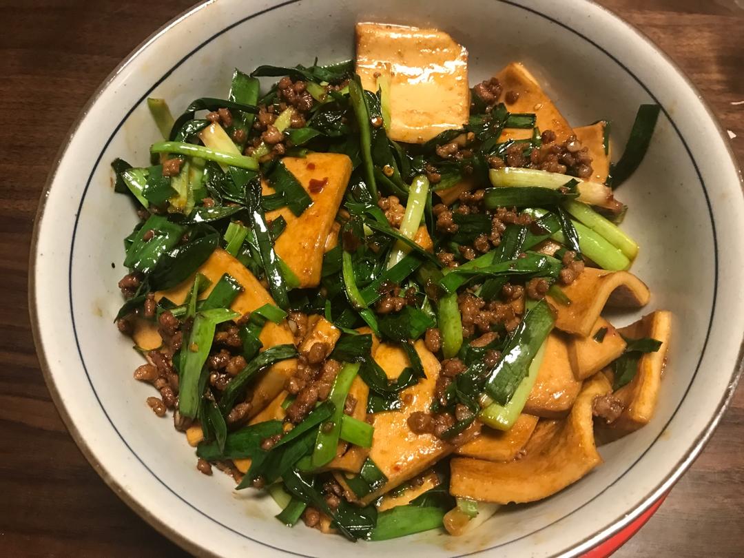 辣炒千叶豆腐