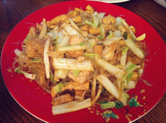 白菜炒粉丝