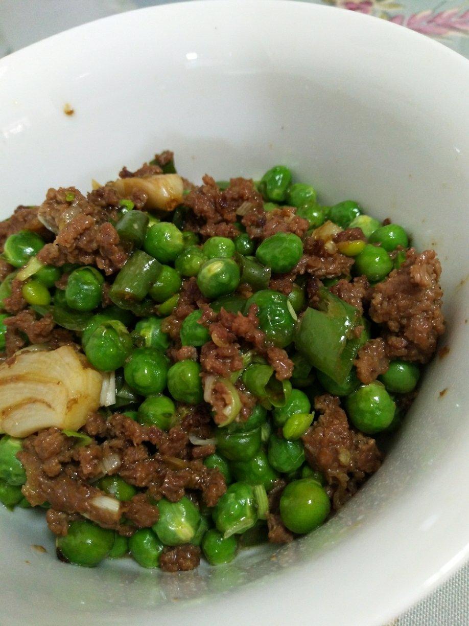 豌豆炒肉末