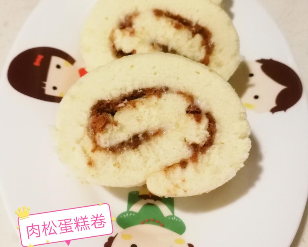 低糖少油超软肉松蛋糕卷