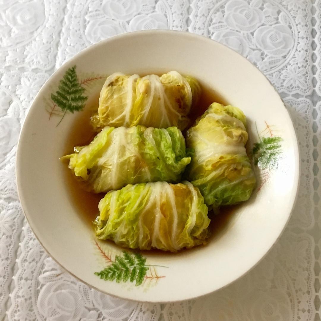 肉酿白菜卷