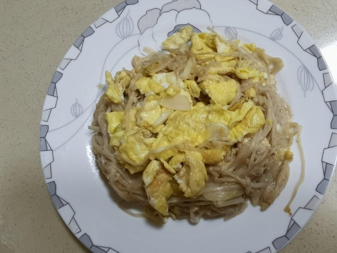 金针菇炒蛋
