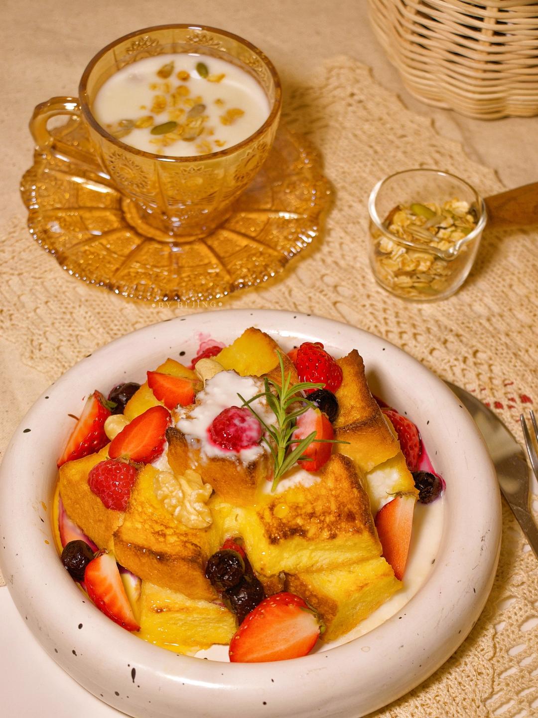 听说你们没地方传隔夜法式厚吐司