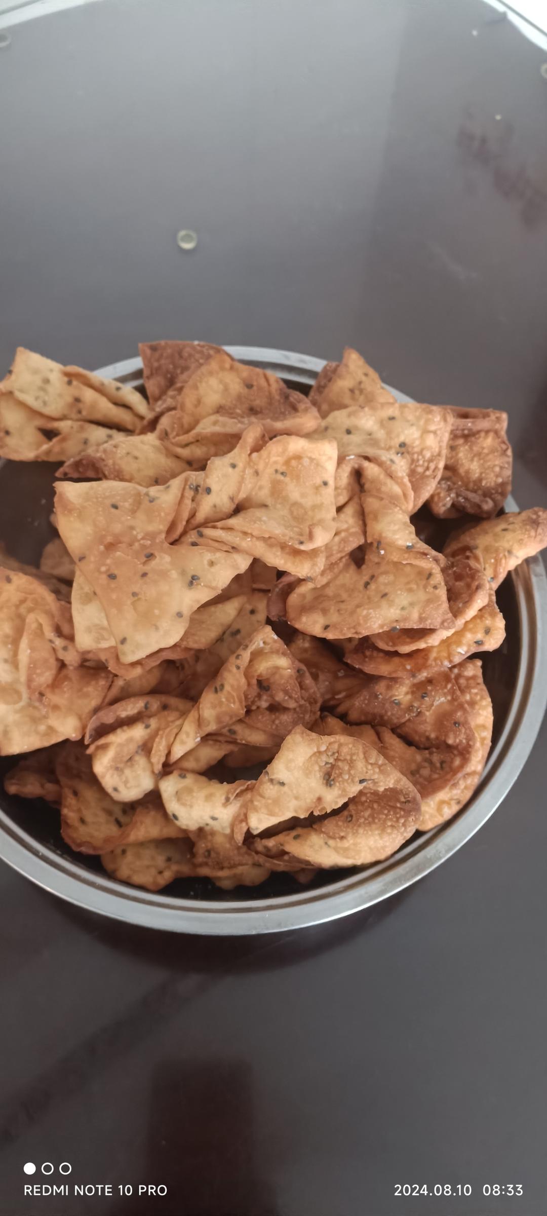 【椒香芝麻麻叶】酥脆味美的网红小零食