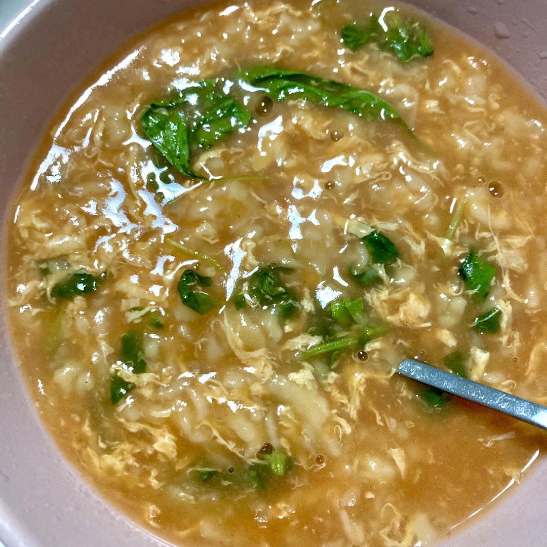 养生开胃健脾荆芥疙瘩汤