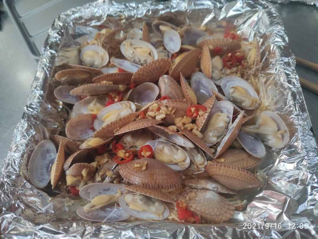 蒜蓉粉丝花甲（烤箱）