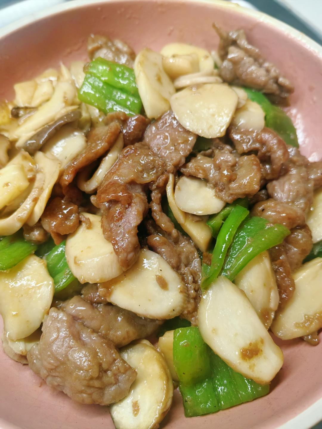 杏鲍菇牛肉粒