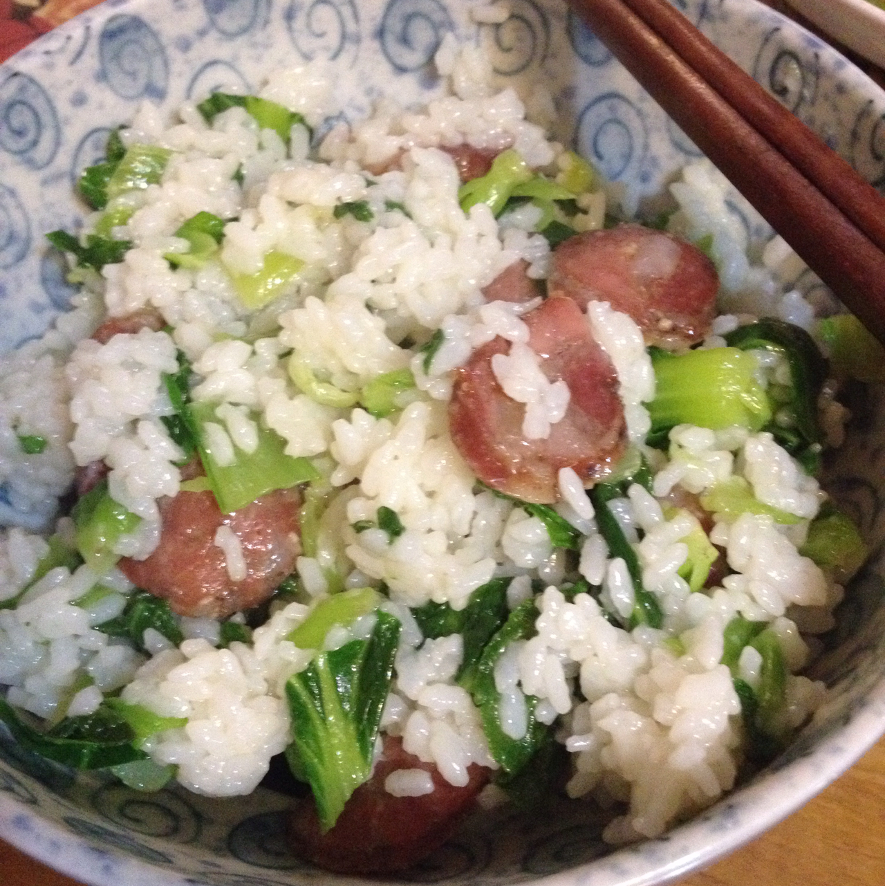 香肠菜饭