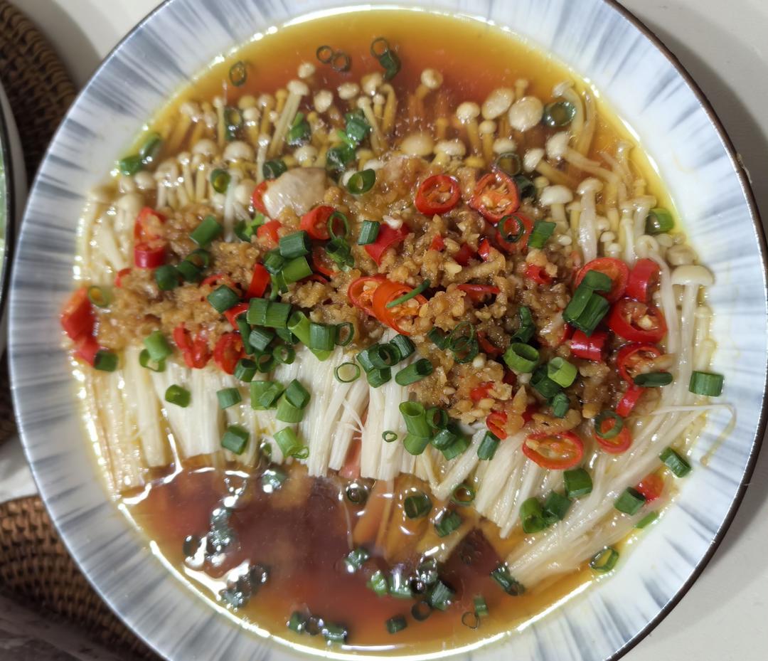 蒜蓉金针菇