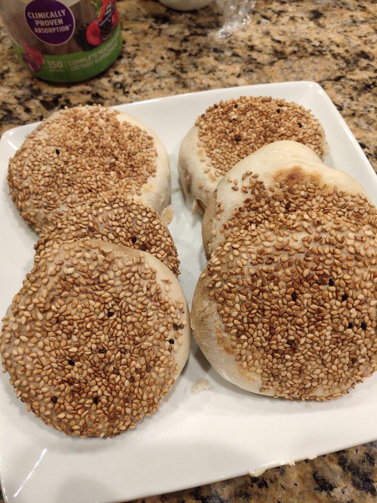 老北京五香麻酱烧饼