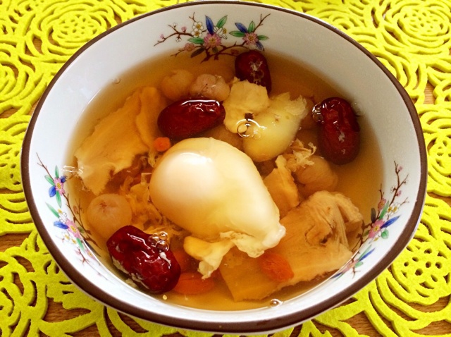 优美做的红枣桂圆当归煮鸡蛋