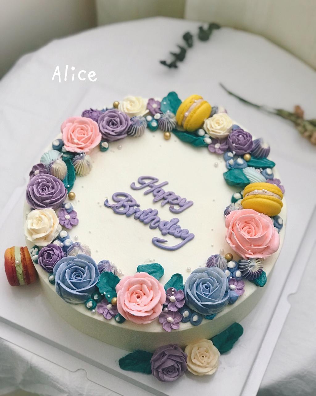 春寒料峭做的不用熬糖的奶油霜