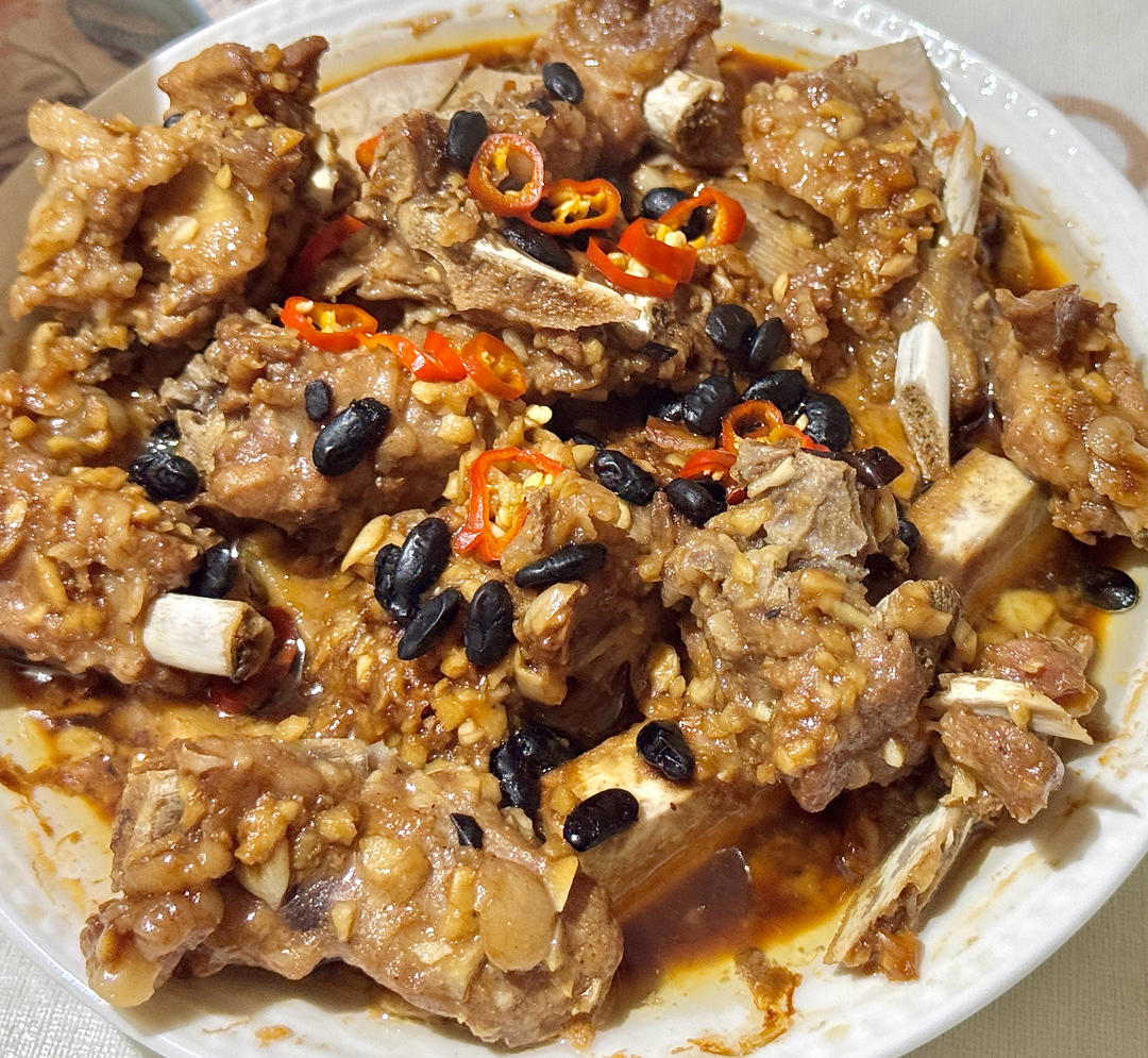 豉汁排骨蒸芋头