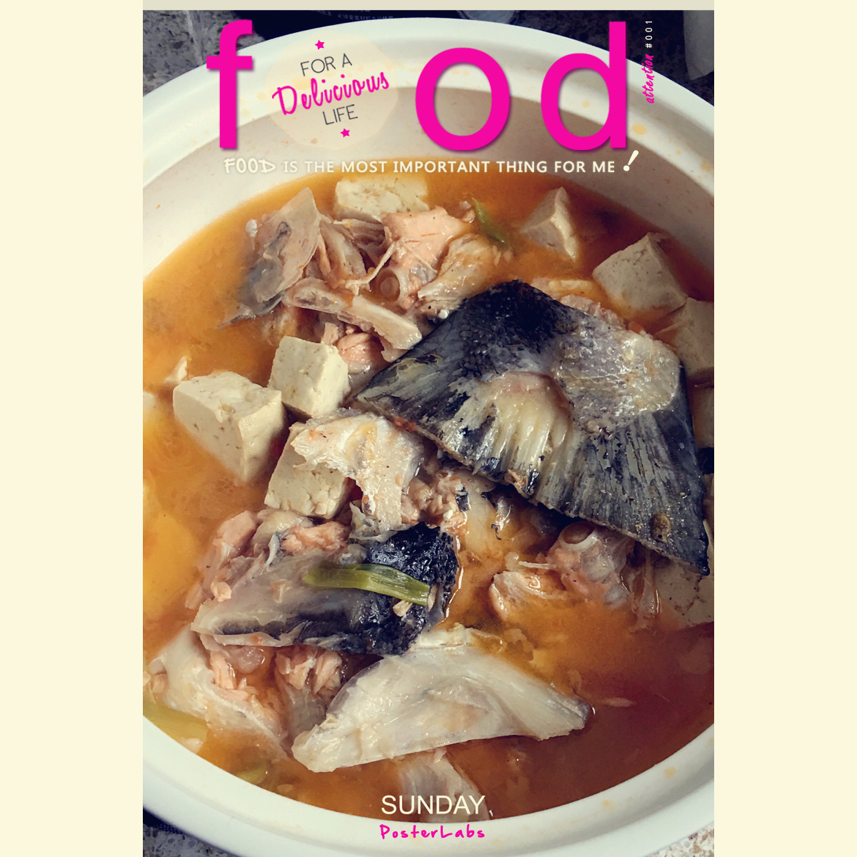 三文鱼头豆腐汤