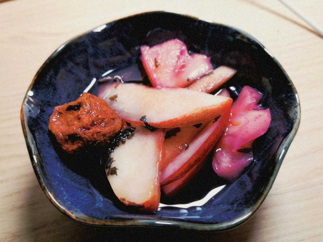 初夏的滋味🍑紫苏桃子姜