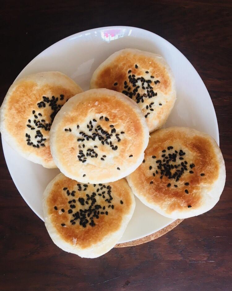 月小森做的堂妈小厨——酥皮绿豆饼